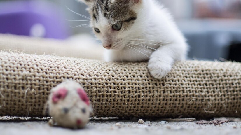 Divertimento senza fine il topolino giocattolo per gatto.