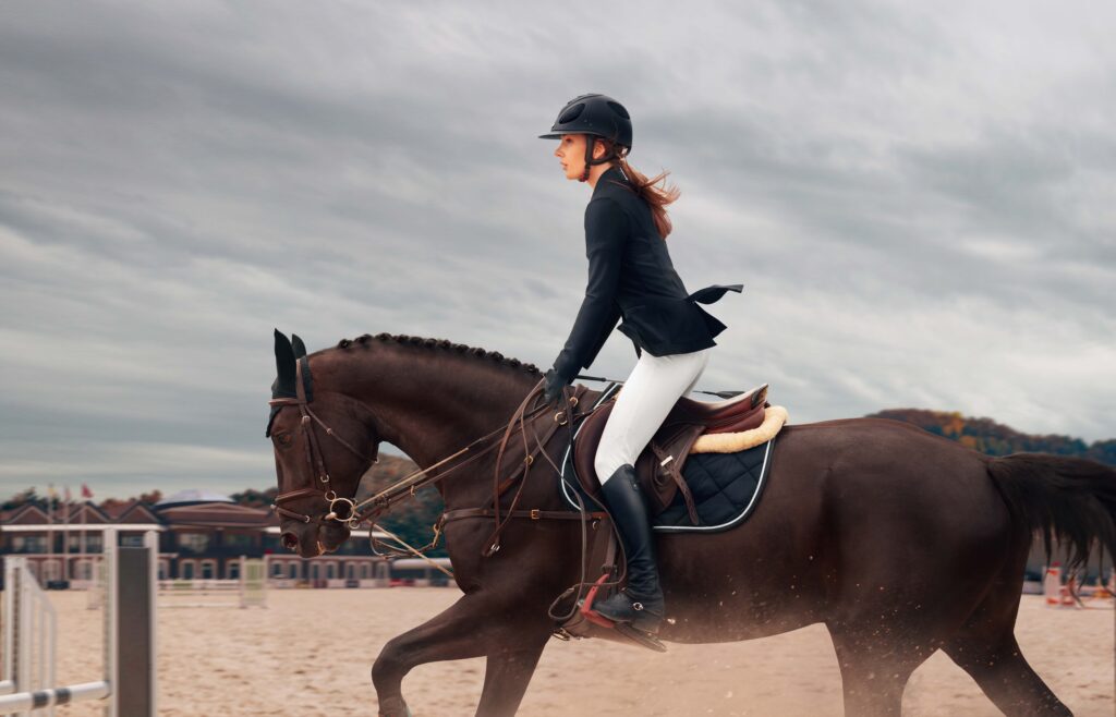L'abbigliamento per l'equitazione inglese.